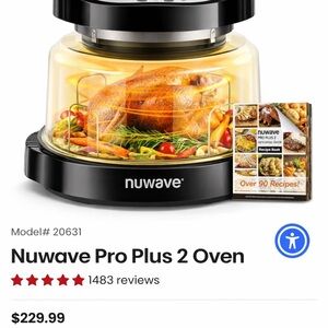 Nuwave Pro Plus 2 Oven with Recipe Book